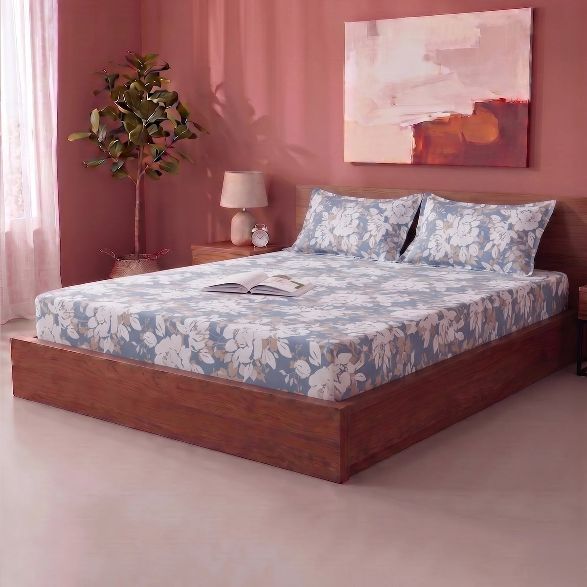 Imprimer Blossom Haze - Fitted Sheet-6