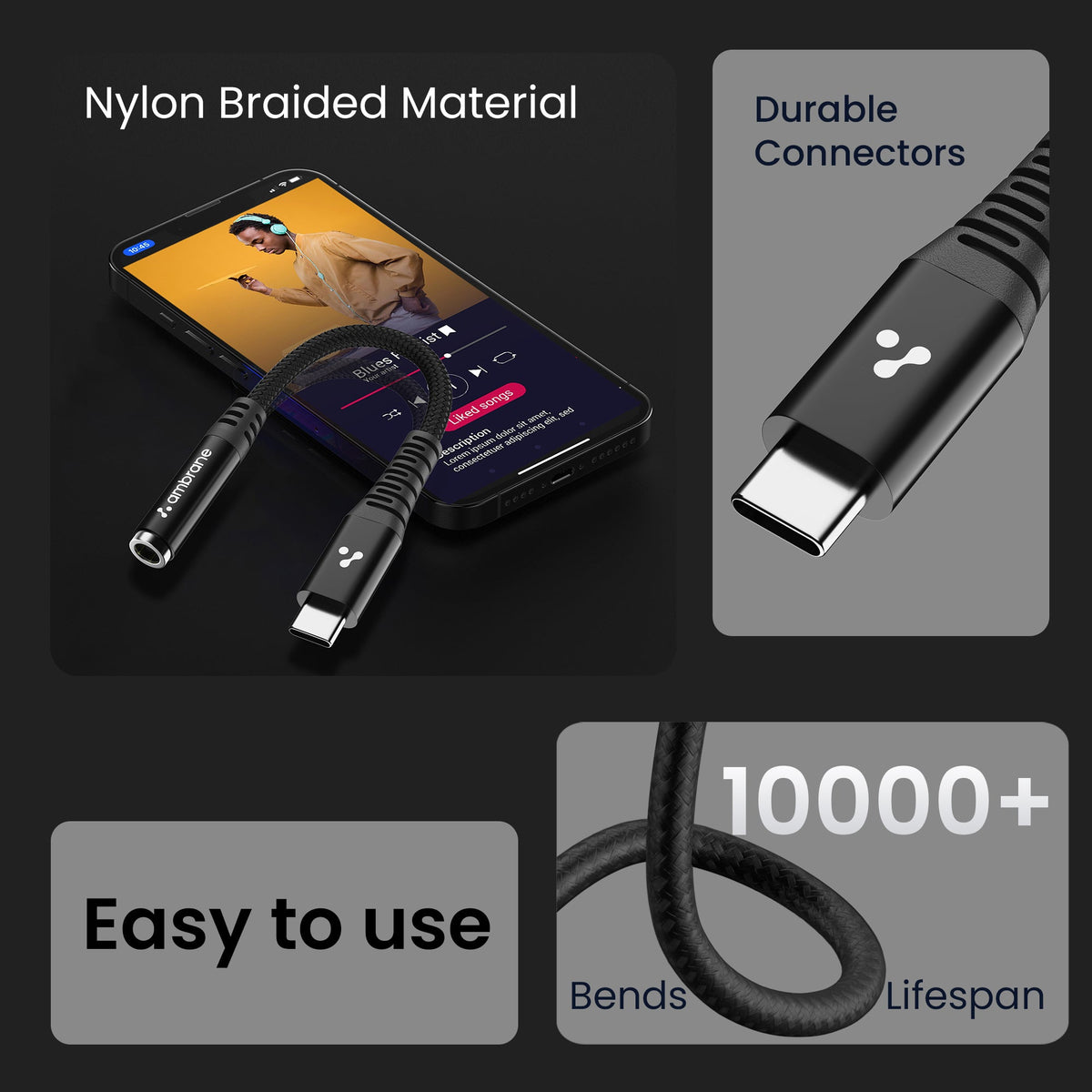 Type C to 3.5mm AUX Connector-6