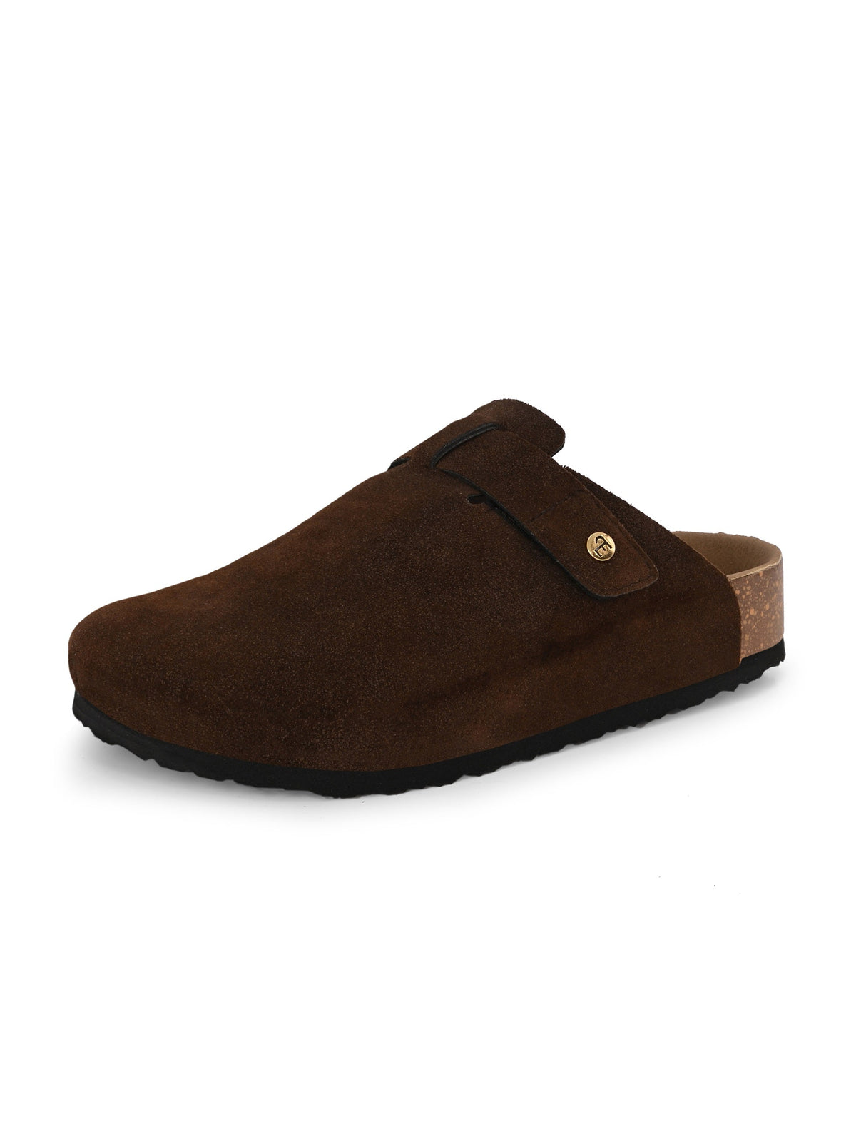 EL PASO Men Faux Leather Casual Slip On Sandals-37