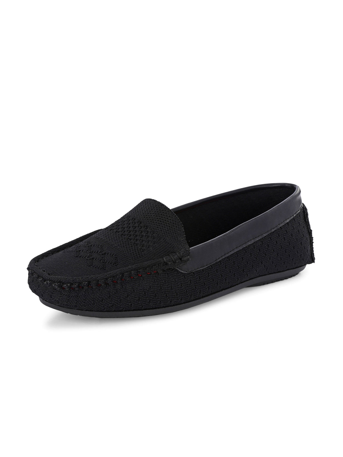EL PASO Women Faux Leather Casual Slip On Loafers-5