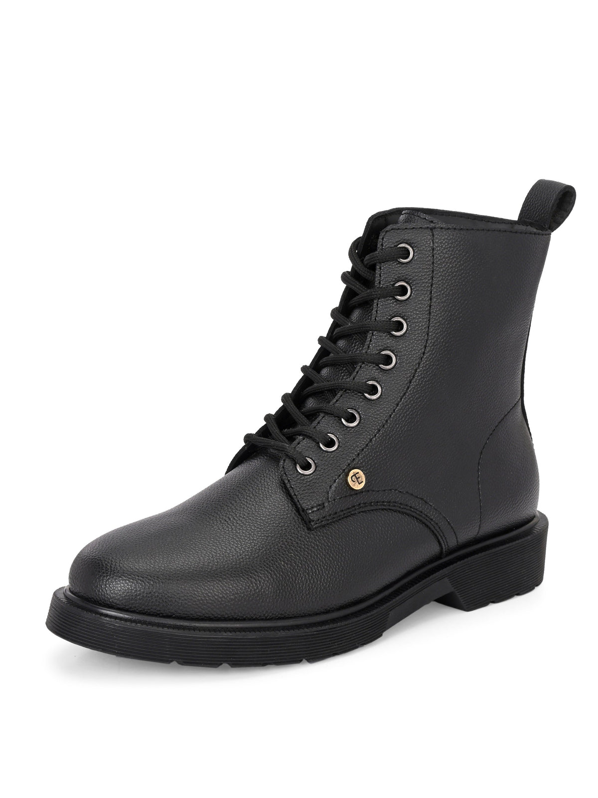 El Paso Women Faux Leather Casual Lace Up Boots-6