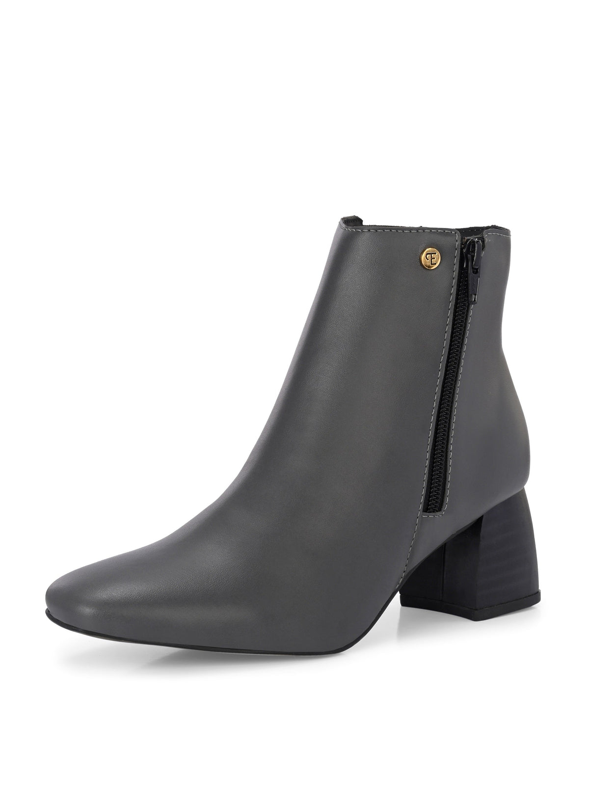 EL PASO Women Suede Faux Leather Casual Chelsea Boots-21