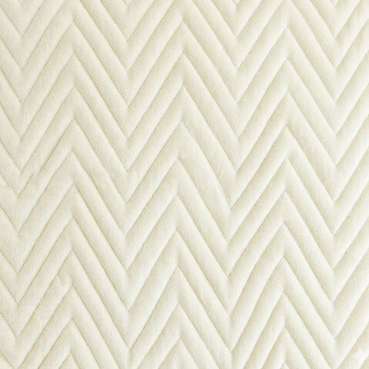 Fort Sawtooth - Quilted Velvet Cushion Cover (Ivory)-6