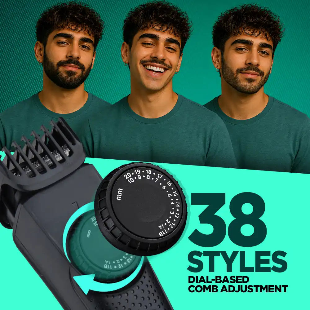 BOMBAY SHAVING COMPANY ALL ROUNDER 2 IN 1 BEARD AND BODY TRIMMER
