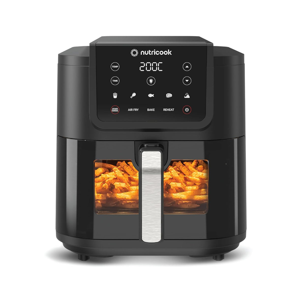 Nutricook Air Fryer Slim XL | 7.6 Litre | 1700W | Light & Large Basket