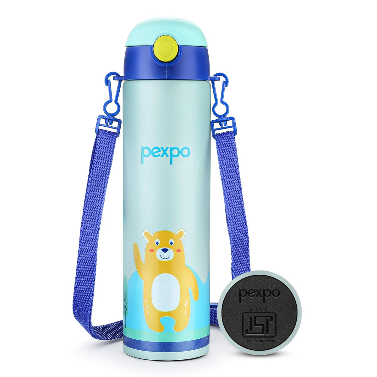 Pexpo Pixy Stainless Steel water Bottle | 500ml | Bottle for School Kids