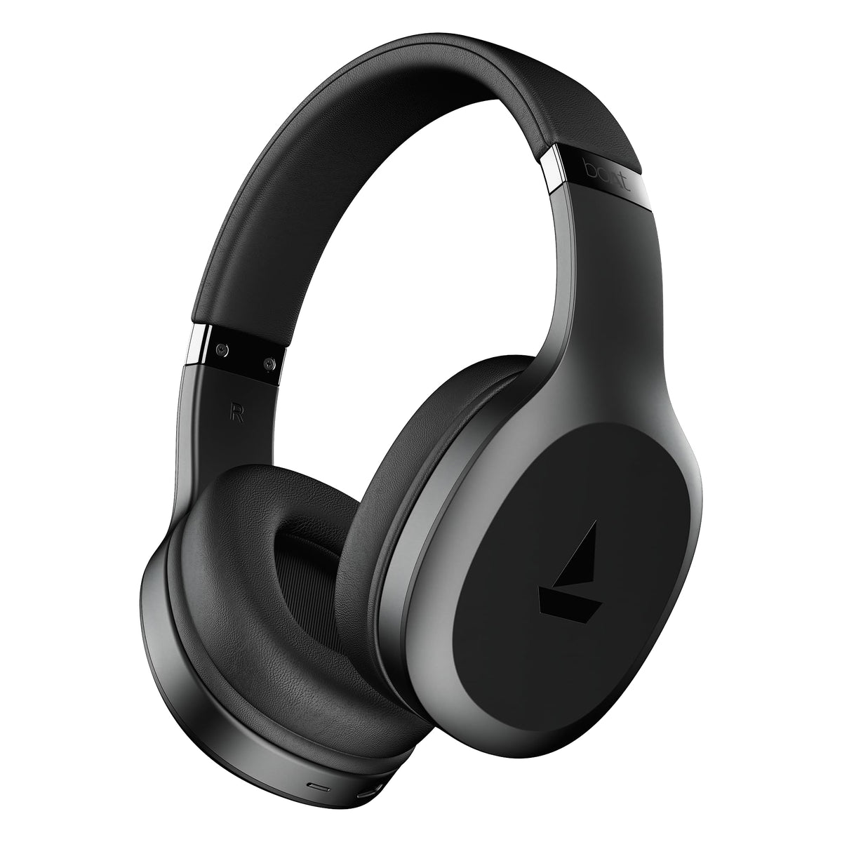 boAt boAt Rockerz 412, 60H Battery, 40Mm Drivers, 40Ms Low Latency, ENx Tech, Stream Ad Free Music via App Support, Bluetooth Headphones, Wireless Over Ear Headphone with Mic (Active Black) - image 1