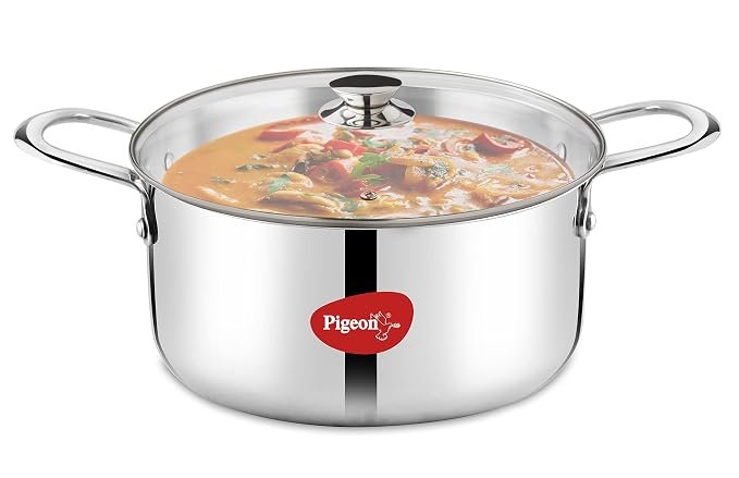 PIGEON ELITE SS TRI PLY CASSEROLE 24CM