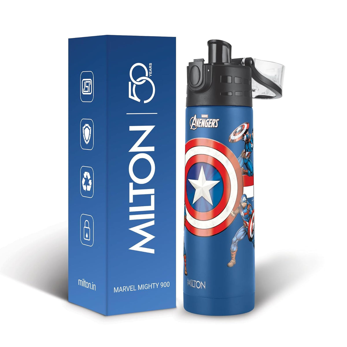 Milton Marvel Mighty Thermosteel Water Bottle | Leak Proof | Ideal for School going Kids-3