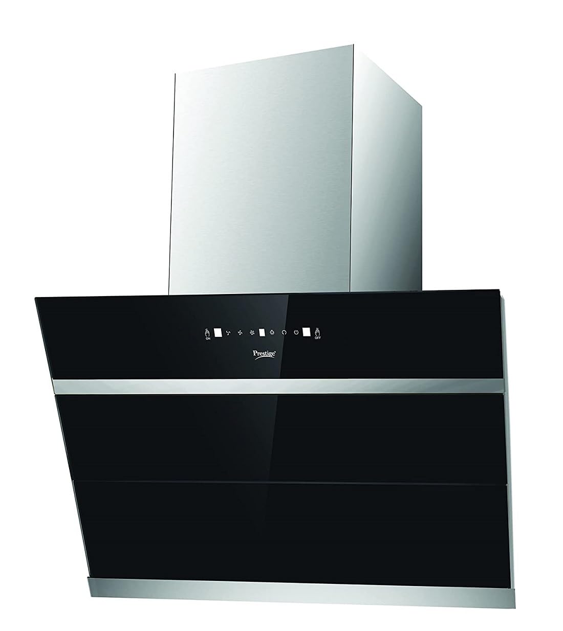 Prestige Zara 900 Auto-clean Glass Kitchen Hood with Revolutionary Motion sensor, 1100m3/HR Suction