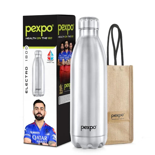 PEXPO ELECTRO UV PRINTED DESIGN BOTTLE (SILVER) 2200ML