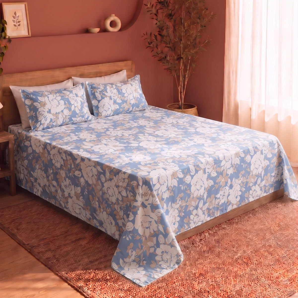 Imprimer Blossom Haze - Bedsheet-7