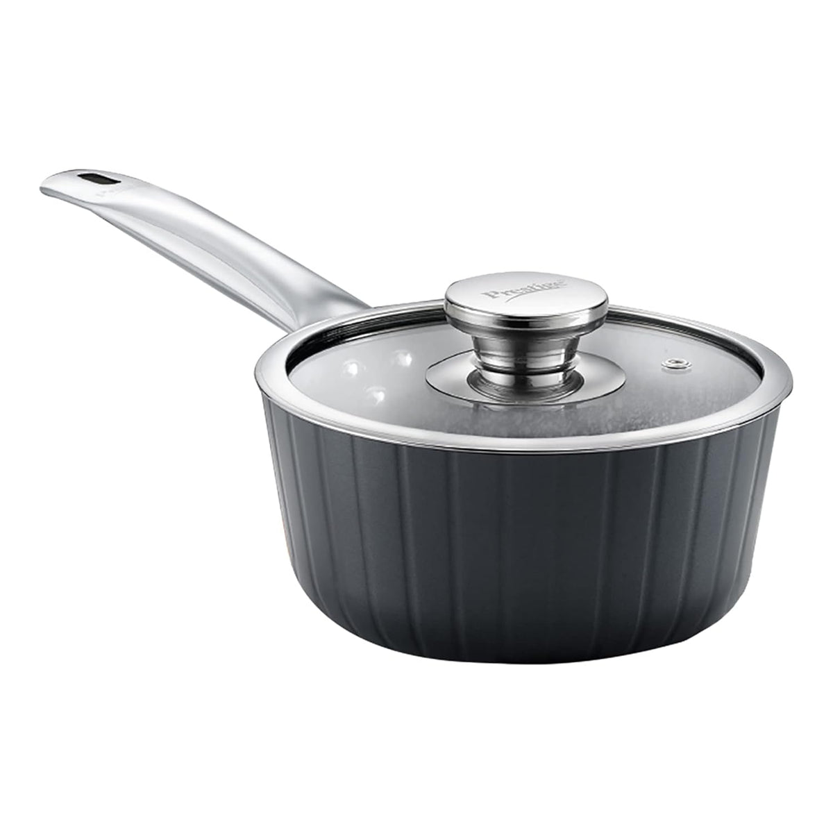 Prestige Durastone Sauce Pan with 6 Layers Extra Durable Non-Stick Coating 16cm