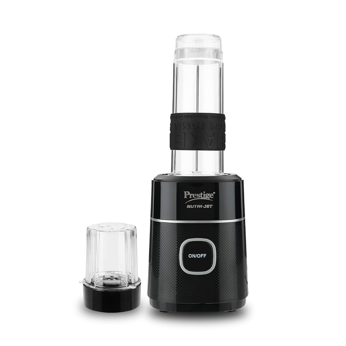 Prestige Nutri-Jet Mixer Grinder with 2 Jars| 450 Watts| Sipper Lid & Additional Cover Lid| ISI Certified| One-Touch Ope
