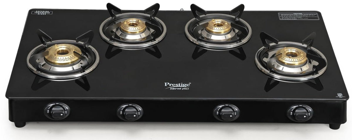 Prestige Marvel Plus Gas Stove GTM 04 Plus - Black  Long