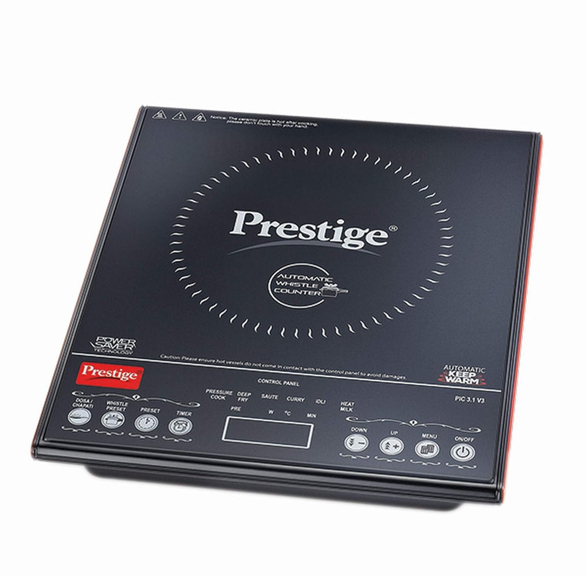 Prestige PIC 3.1 V3 2000 Watts Indian Menu Options Induction Cooktop