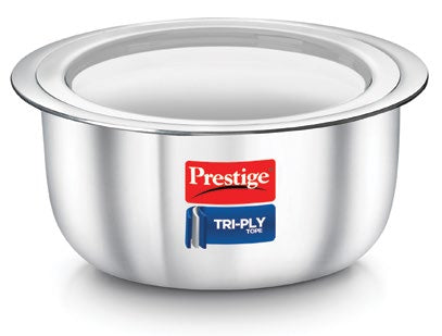 Prestige Tri-Ply Tope Cookware with Lid