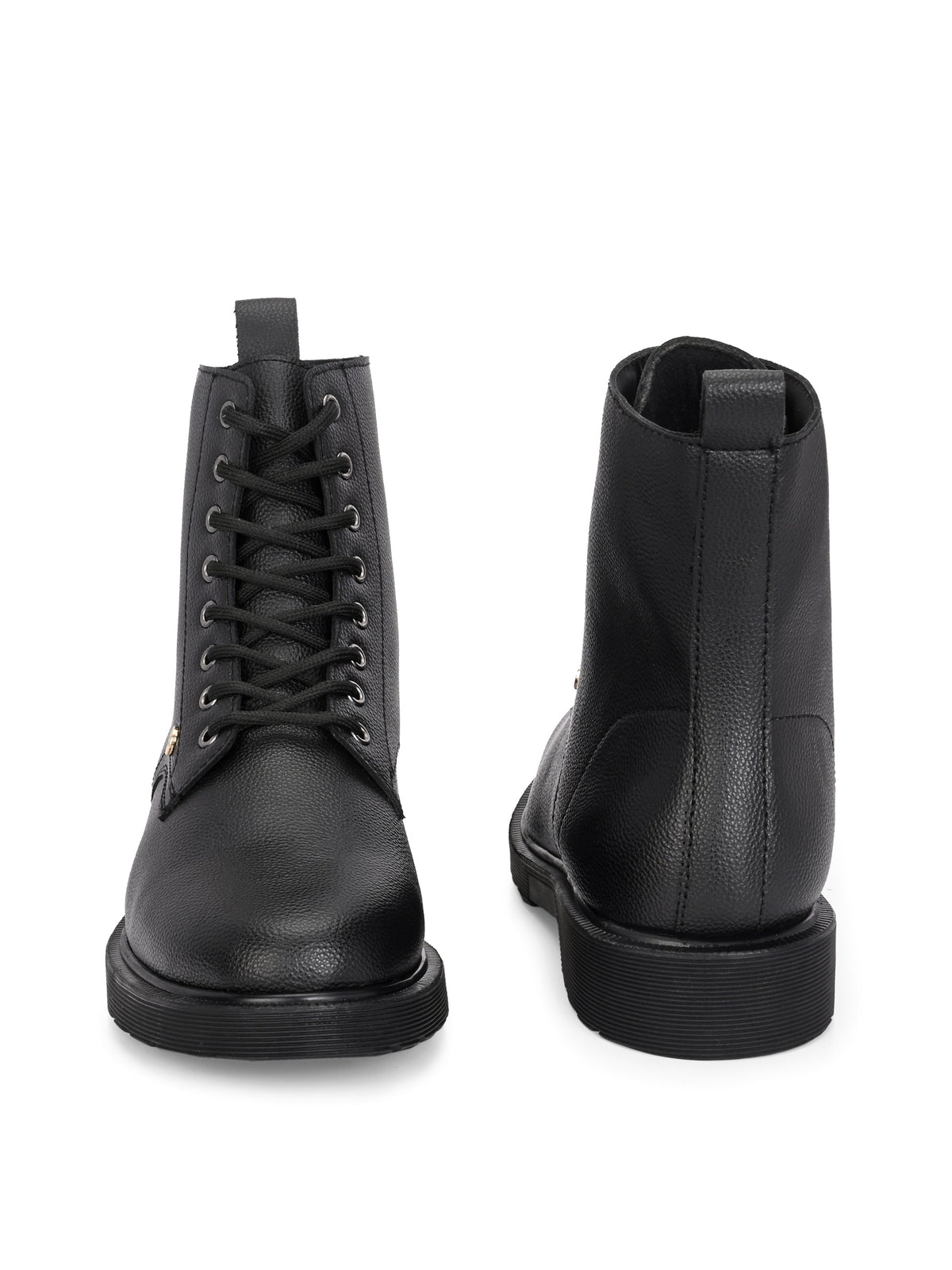 El Paso Women Faux Leather Casual Lace Up Boots-8