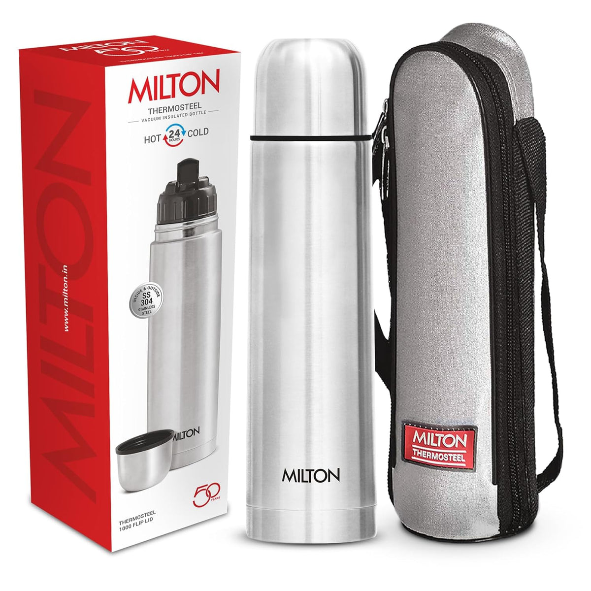 Milton Flip Lid Thermosteel Bottle