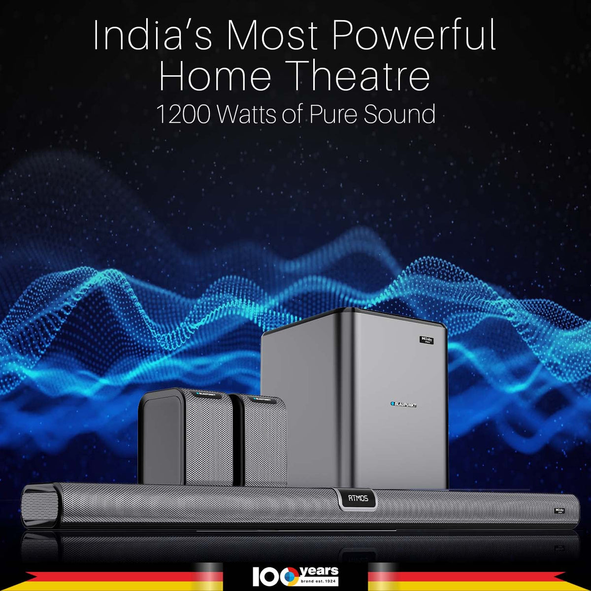 SBW600 Xceed Emperor India’s Most Powerful 12.1.4 DOLBY ATMOS Home Theatre II Blaupunkt