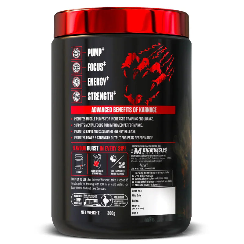 BIG MUSCLE KARNAGE RED