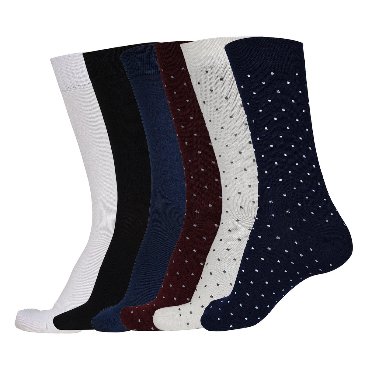 Naturefab Men's Bamboo Full Length socks Combo-12 (Pack of 6)