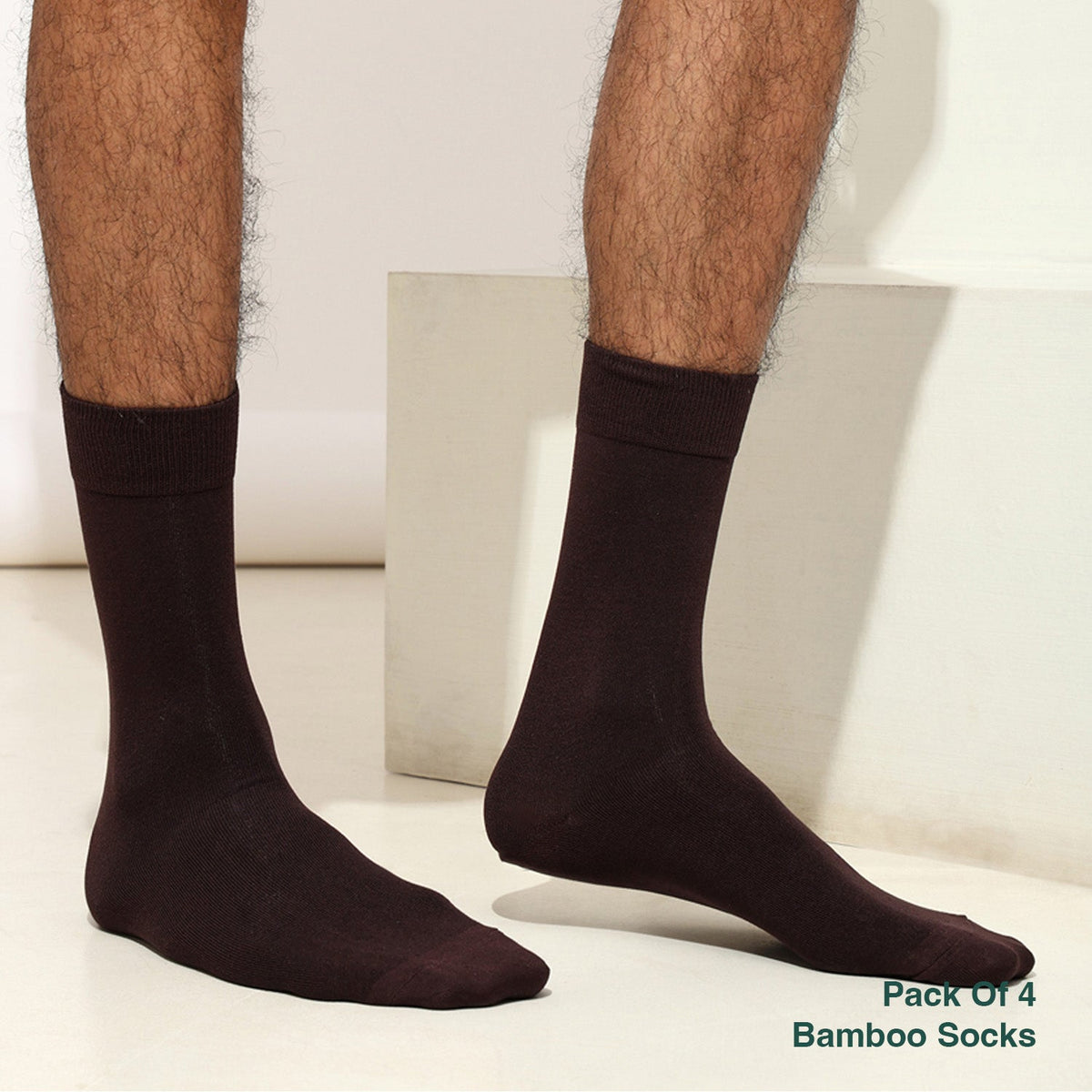 Naturefab Men's Bamboo Full Length socks Combo-5 (Pack of 4)