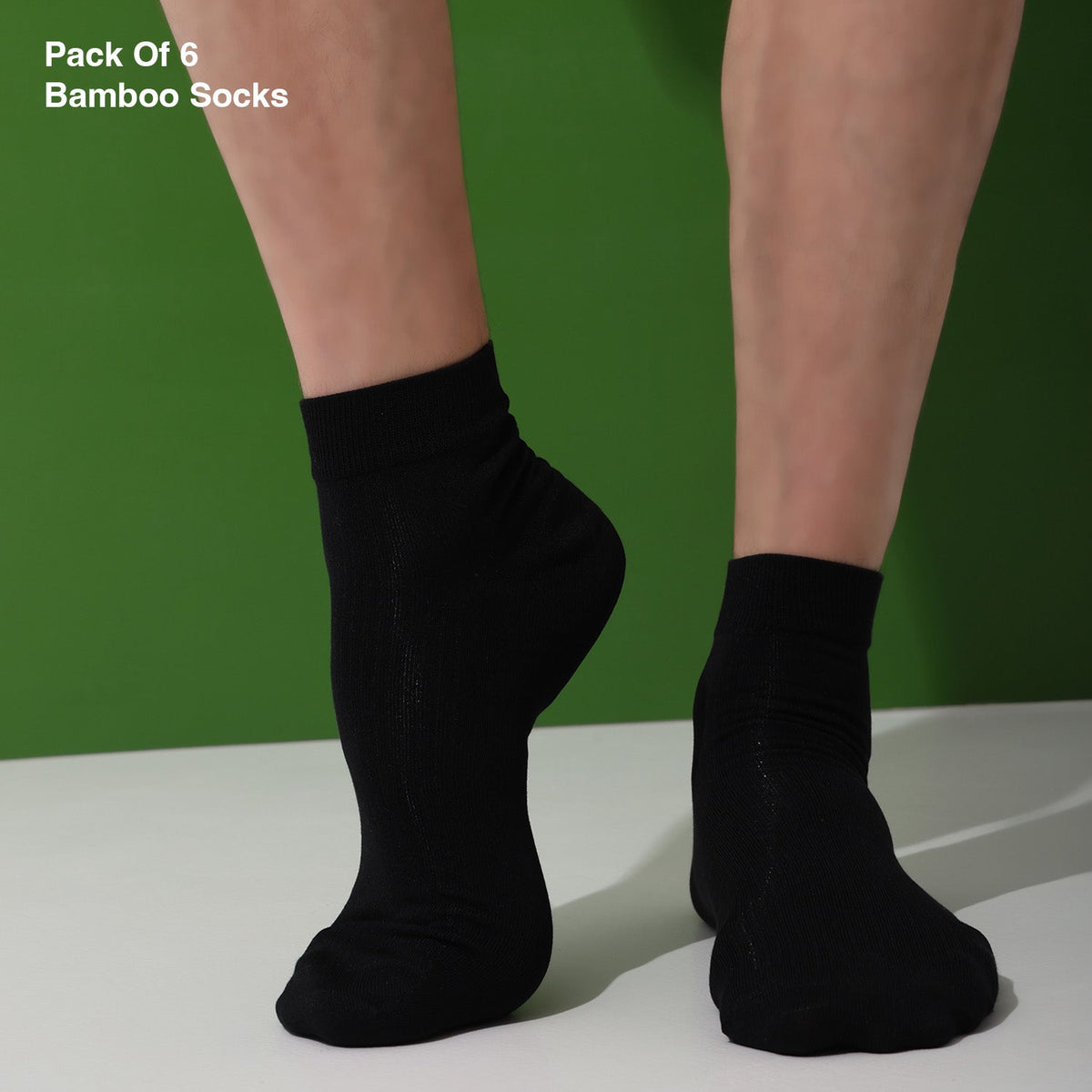 Naturefab Men's Bamboo Ankle Length socks Combo-4 (Pack of 6)