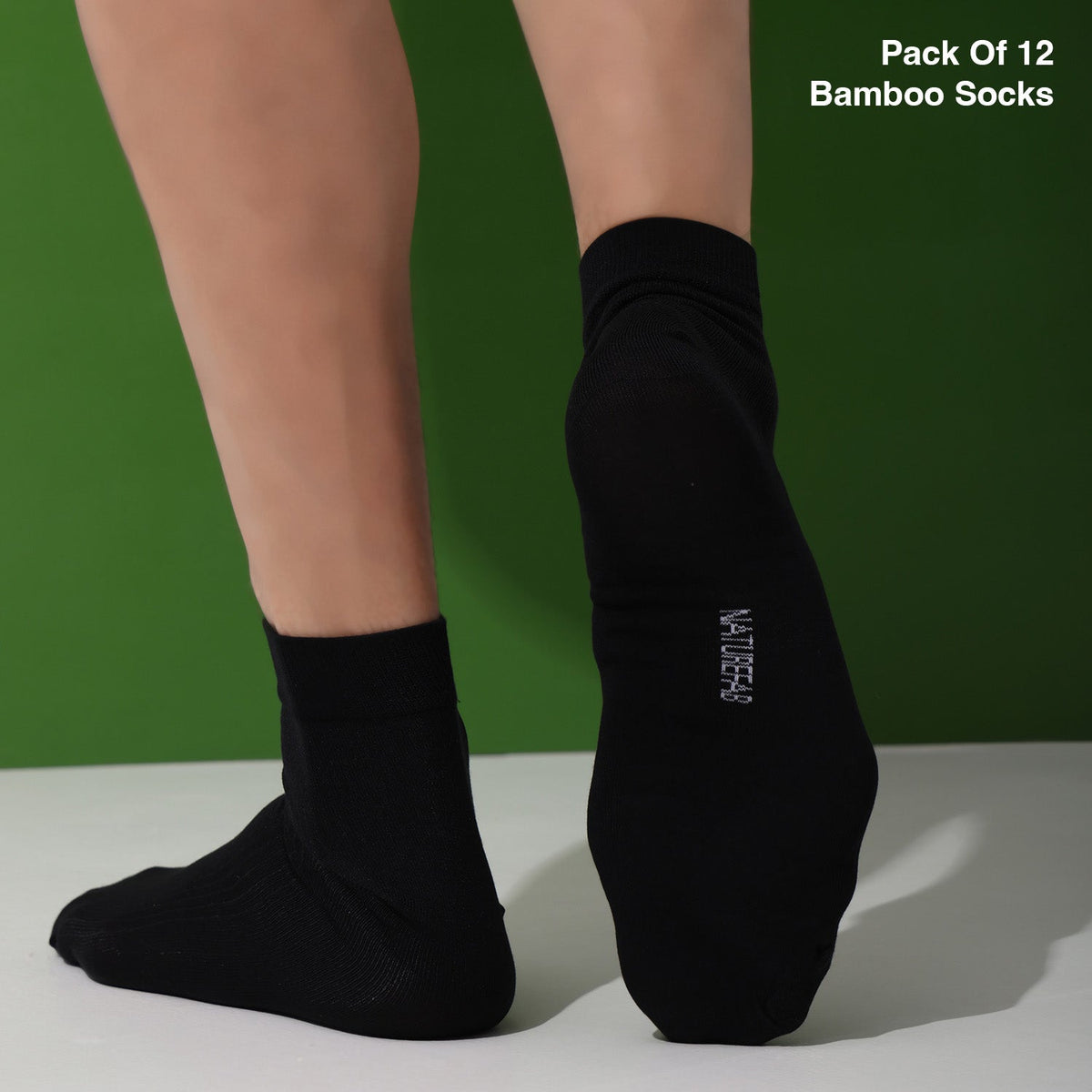 Naturefab Men's Bamboo Ankle Length socks Combo-1 (Pack of 12)