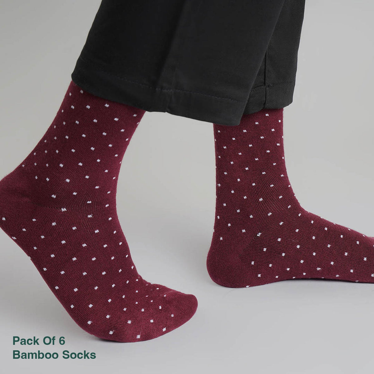 Naturefab Men's Bamboo Full Length socks Combo-5 (Pack of 6)-6