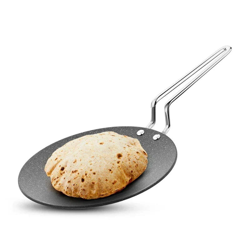 Bergner Argent Samsara Triply Stainless Steel roti Tawa | 26 cm | Induction Compatible