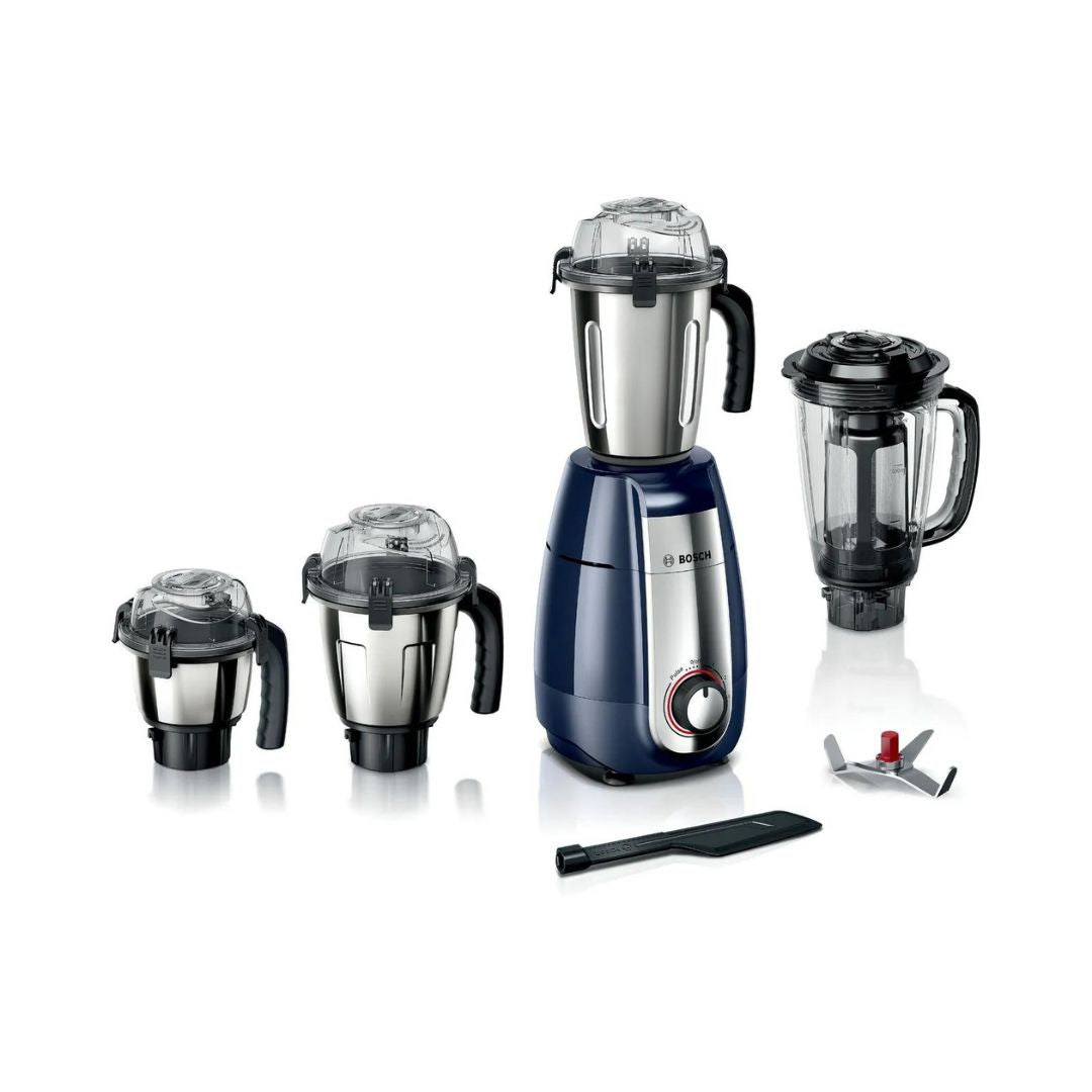 Bosch Mixer Grinder | 1000 W | Mid night blue | MGM8842GIN | 4 Jars