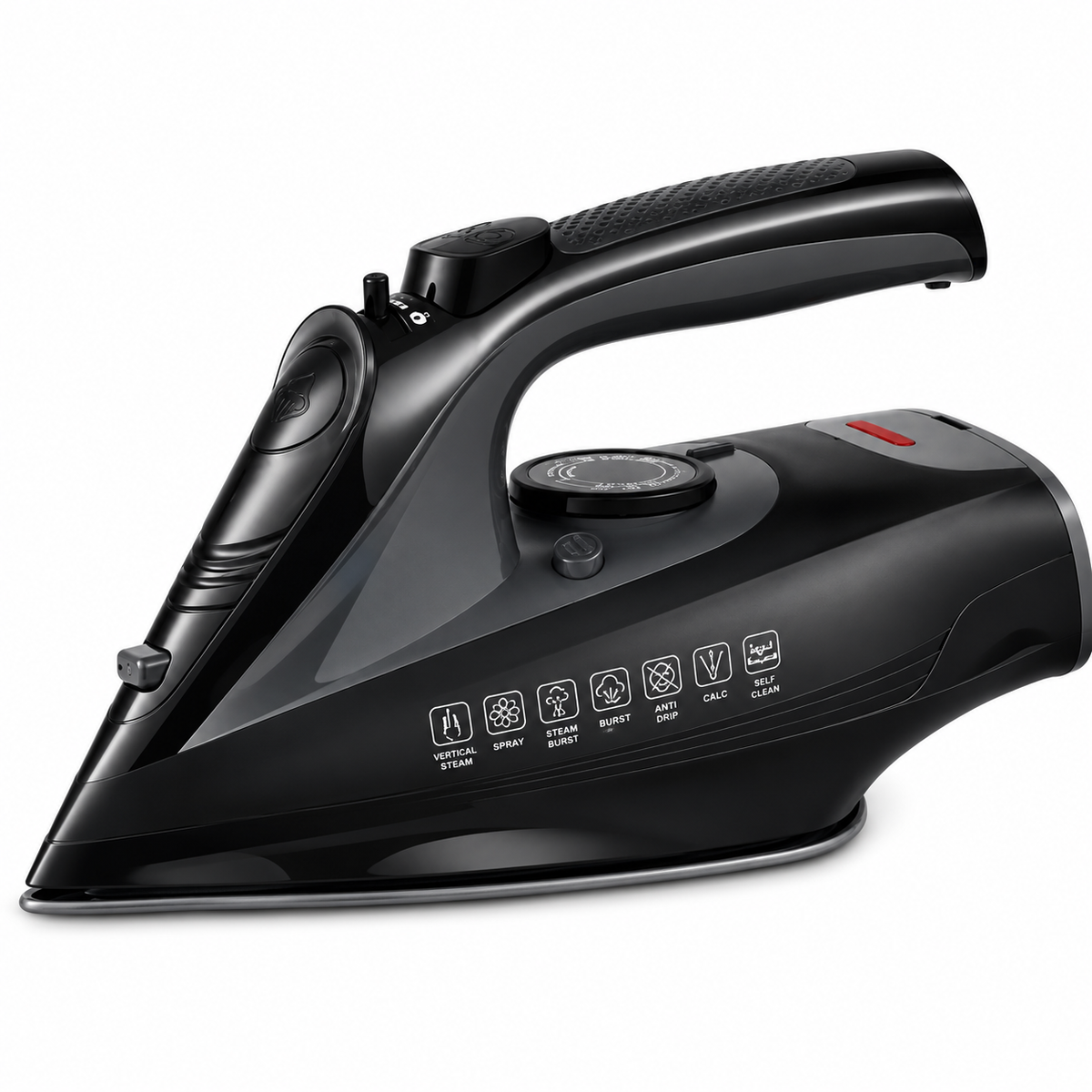 Pigeon Uncord Cordeless Steam Iron | 2200 Watts | Fast Heating | Black & Grey