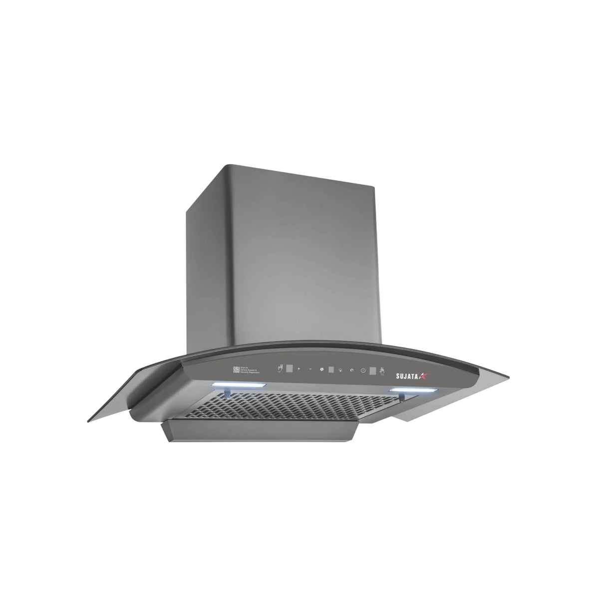 Sujata Azurite BLDC Kitchen Chimney | Energy Efficient Auto Clean Filterless Chimney with Powerful Suction