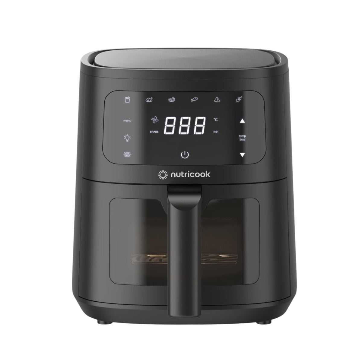 Nutricook Vision AIr Fryer | 4.5 L | 6 Cooking Programs | 1300W | 2 Years Warranty | Black