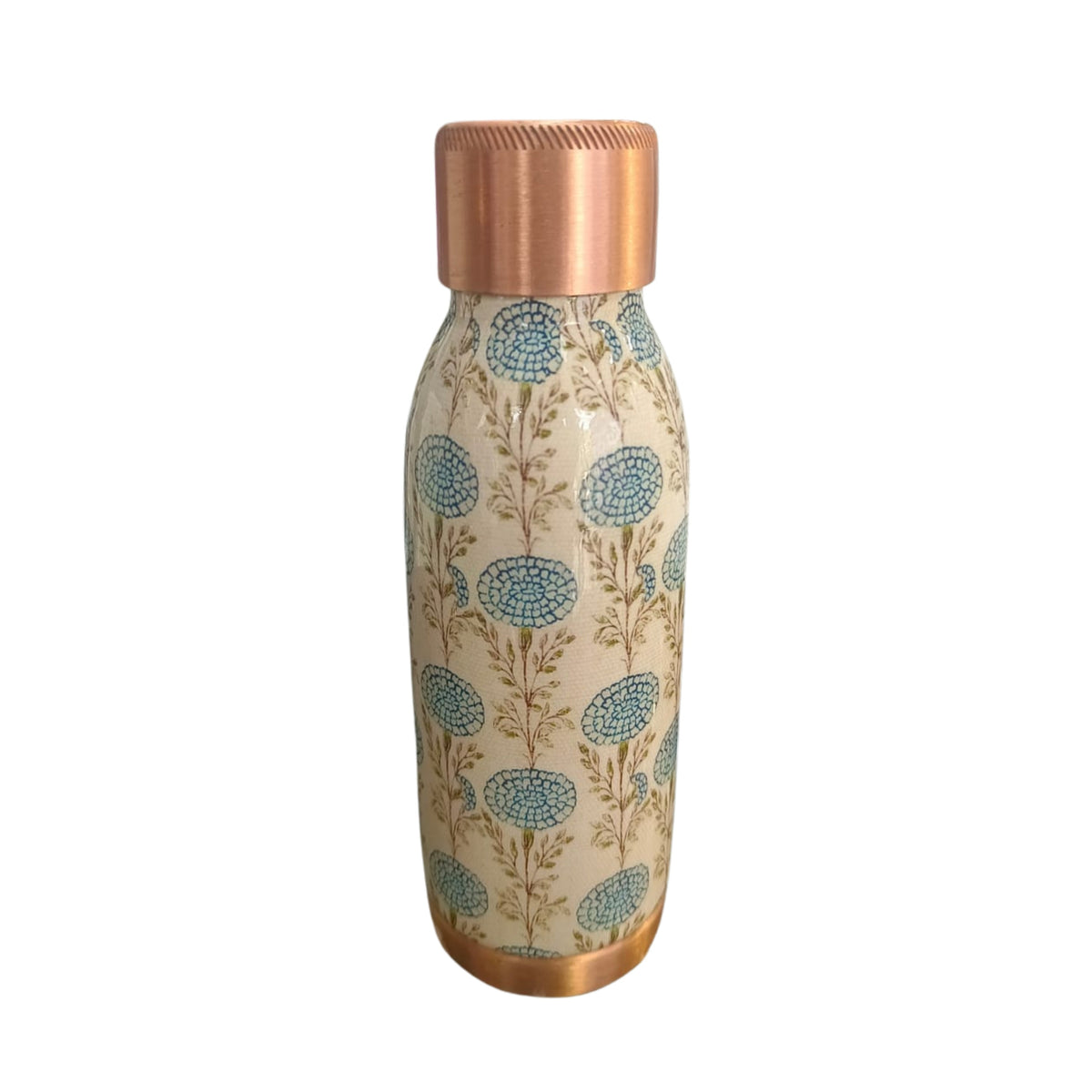 Ocean Printed Copper Water Bottle | 250 ml | Lightweight