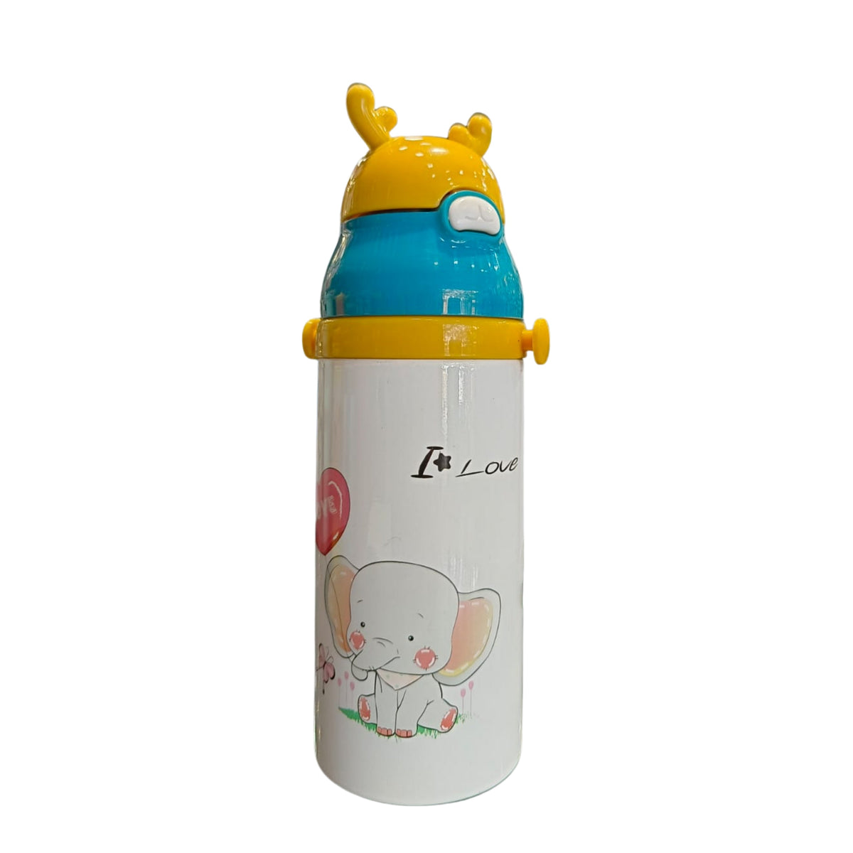 Signora Chuckies Kids Vaccum Water Bottle | 500ml | White | Leak proof