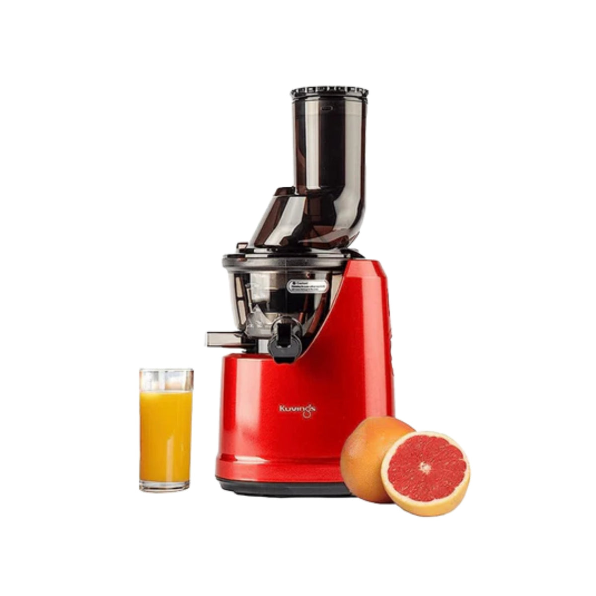 Kuvings B1700 Cold Press Slow Juicer | Red | Long Lasting Performance