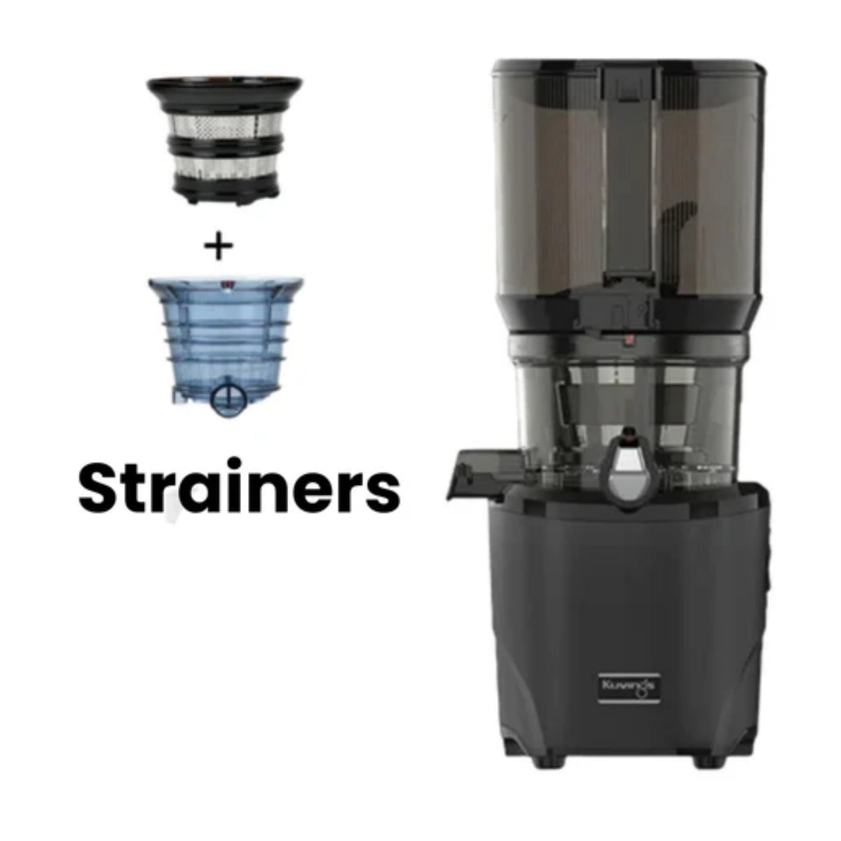 Kuvings AUTO10 Automatic Cold Press Juicer with Strainers | Black | Healthy Living