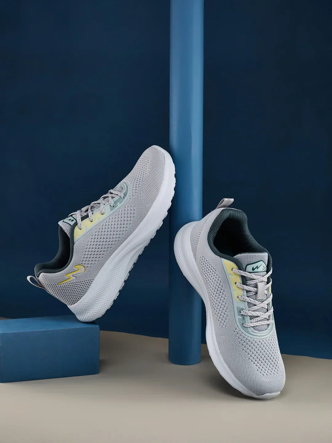 Campus Divide Men's Sports Shoes - Light Grey / Dark Teal
