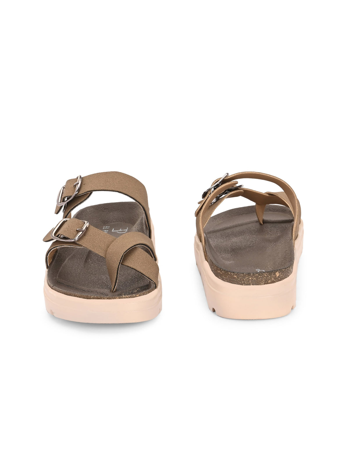 El Paso Women One Toe Slip-On Flats-21