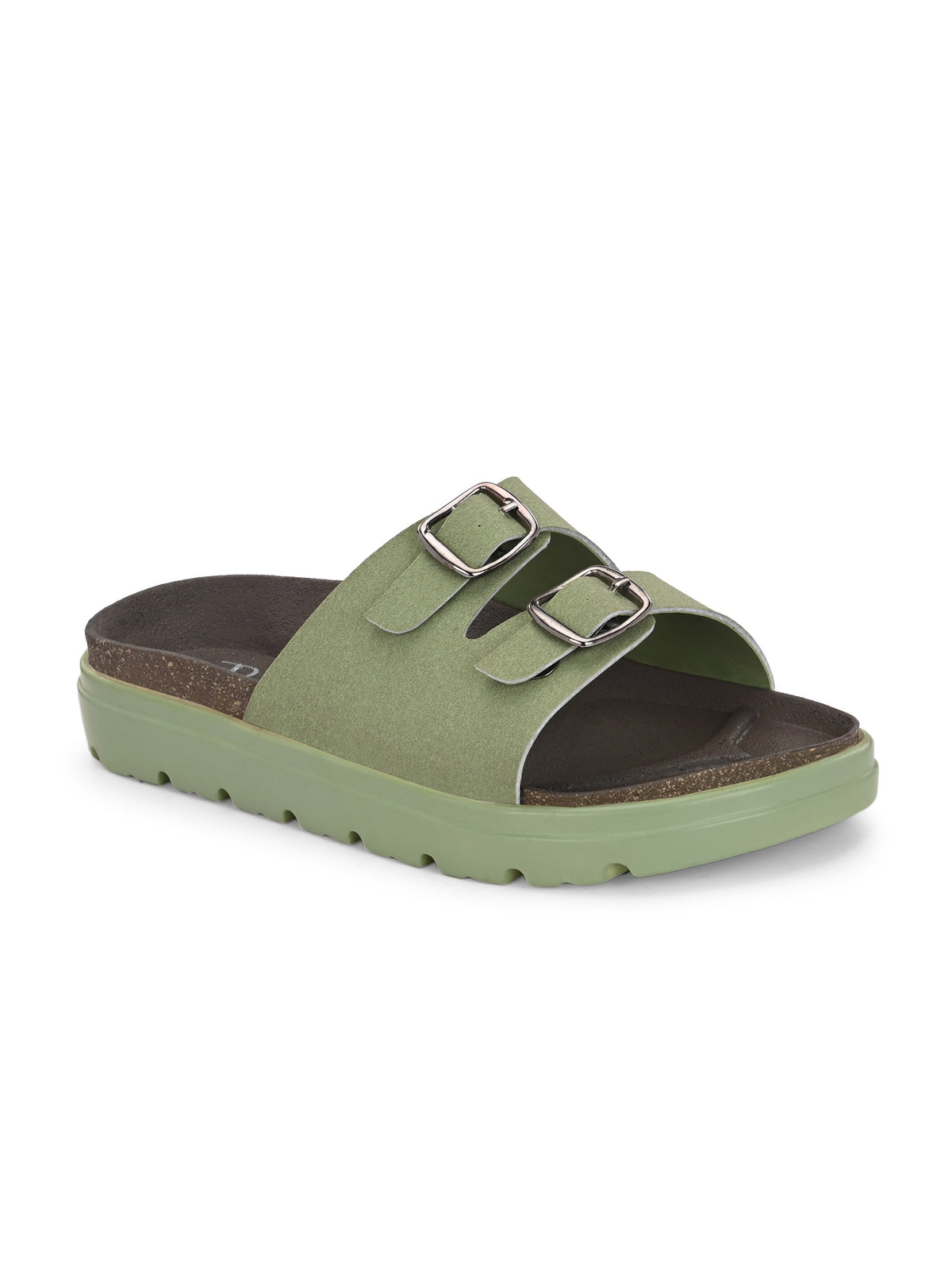 El Paso Women Open Toe Comfort Heel Sandals-9
