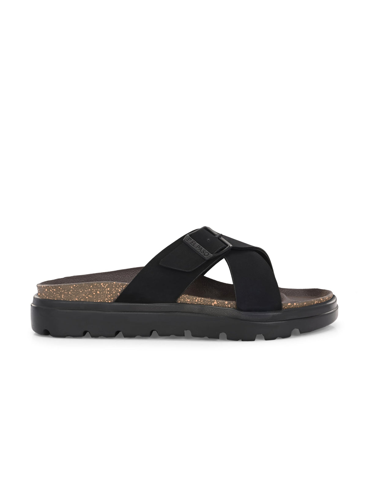 El Paso Women Open Toe Flats with Buckles-2