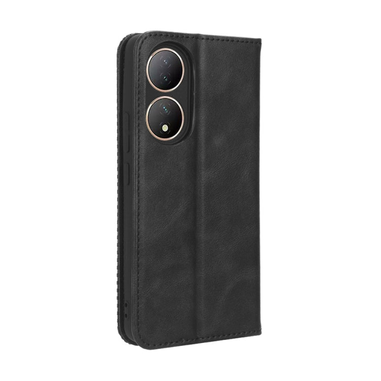 Magnetic Buckle Retro Texture Leather Phone Case, For vivo Y100 5G, For vivo Y33T / Y33s / Y21 / Y21s, For vivo Y33T 2023 V2317A-3