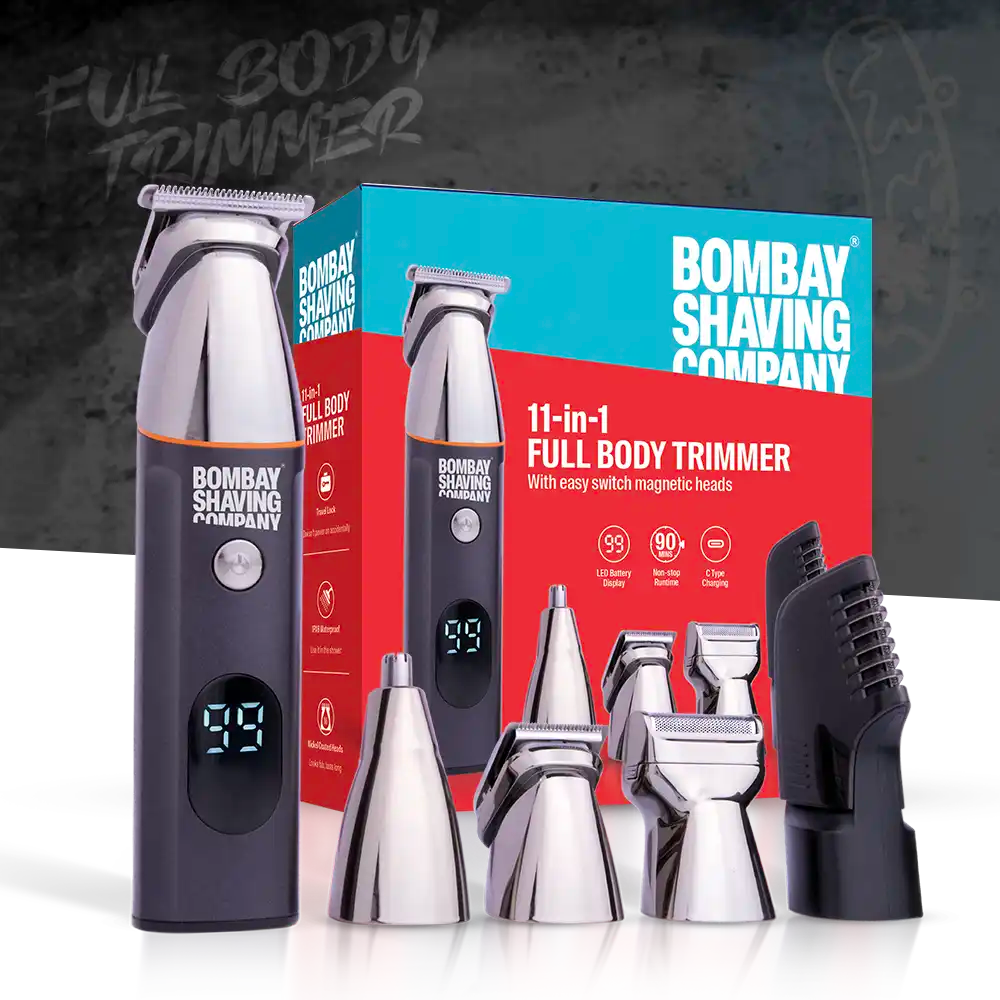 BOMBAY SHAVING COMPANY FULL BODY TRIMMER 11 IN 1