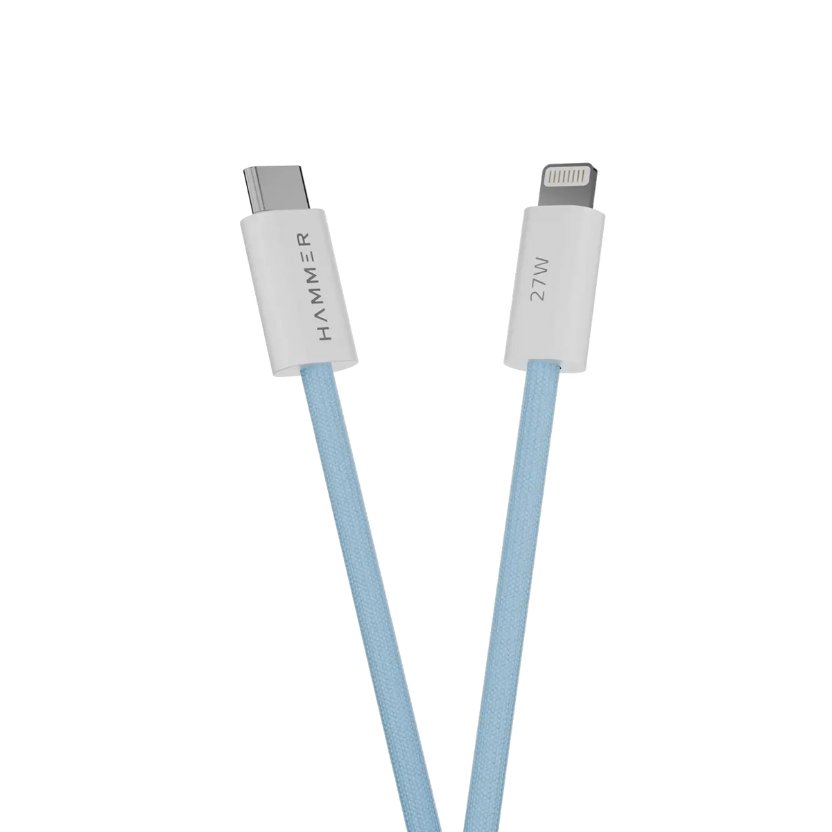 Hammer 27W Fast Charging Type-C to Lightning Cable with 8 pins, pure copper for all Apple Devices(Inc iPad)