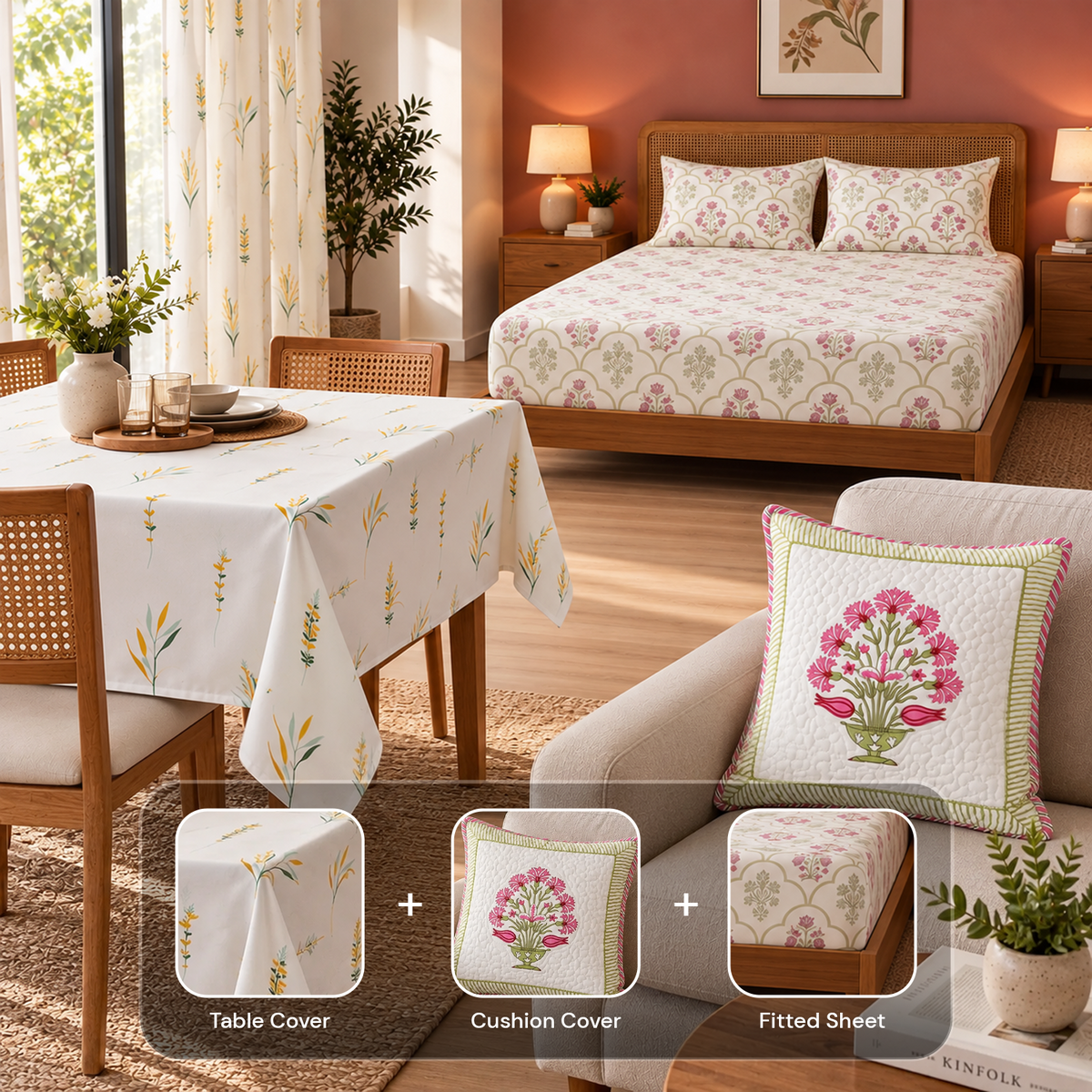 Pink & Green Welcome- A Fresh Start For Your New Home