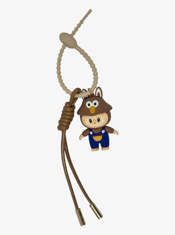 Cartoon Monster in Animal-Eared Hoodie Charm-1
