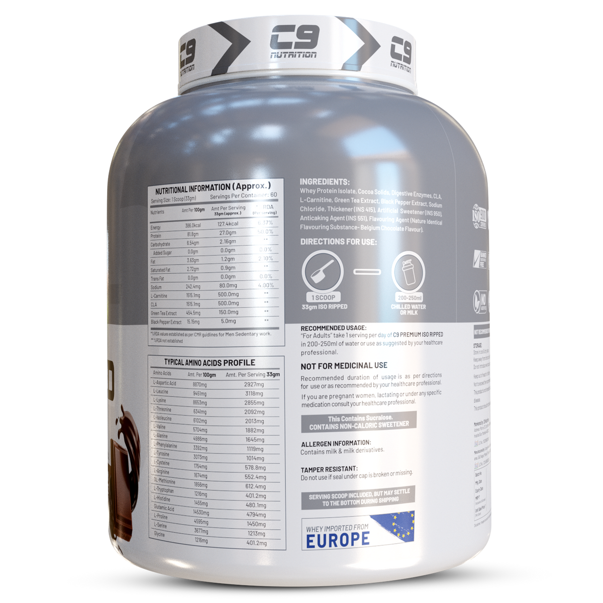 C9 NUTRITION ISO RIPPED