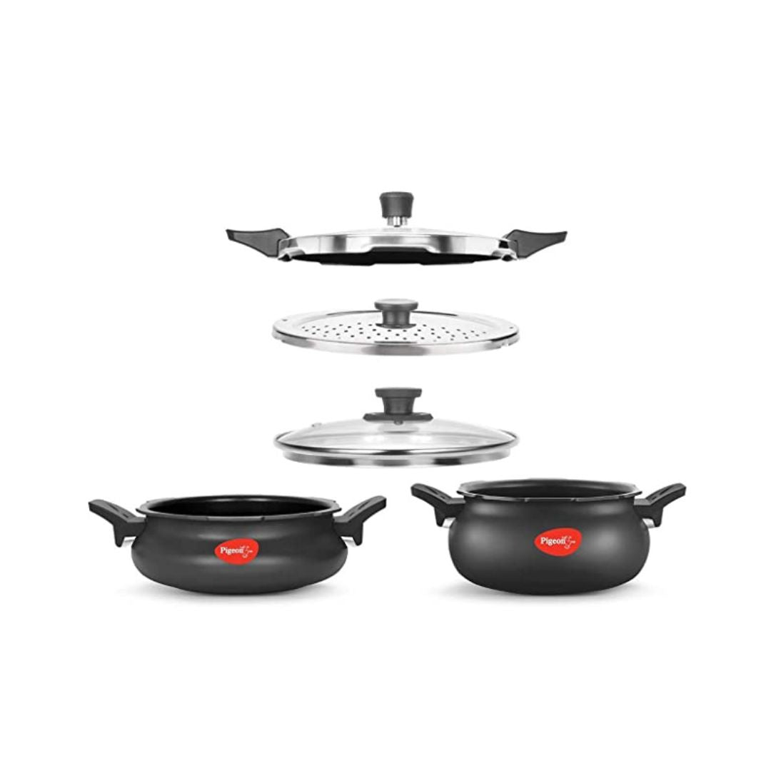 Pigeon Super Cooker Value Pack HA | Black